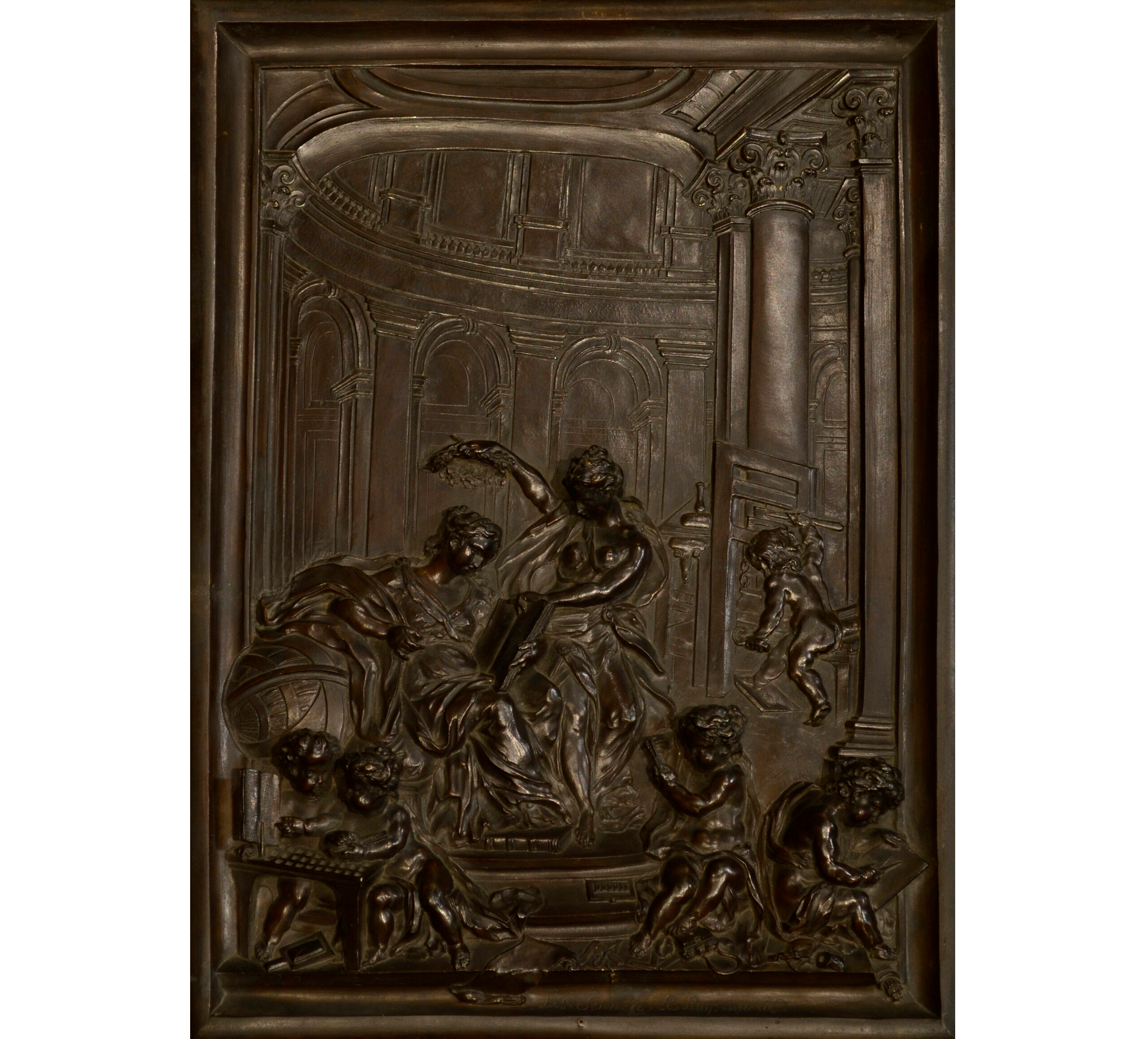 Luce-Bronze Louis René Luce, Allegory of Printing