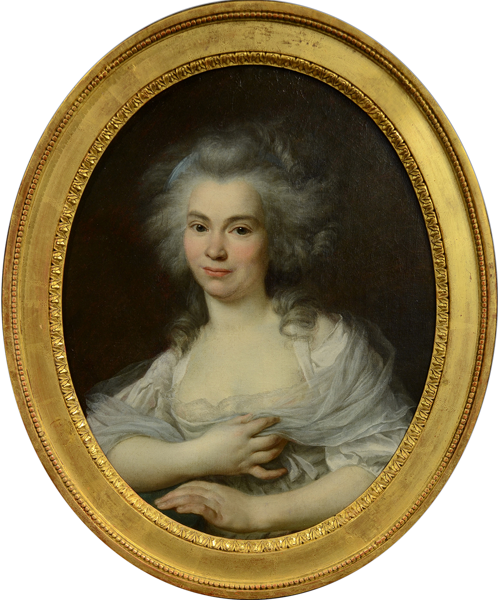 Portrait de femme, Ecole Française de la fin du XVIIIème siècle