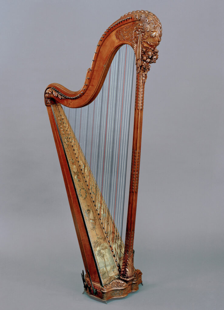 A Louis XVI harp by Jean-Henri Naderman