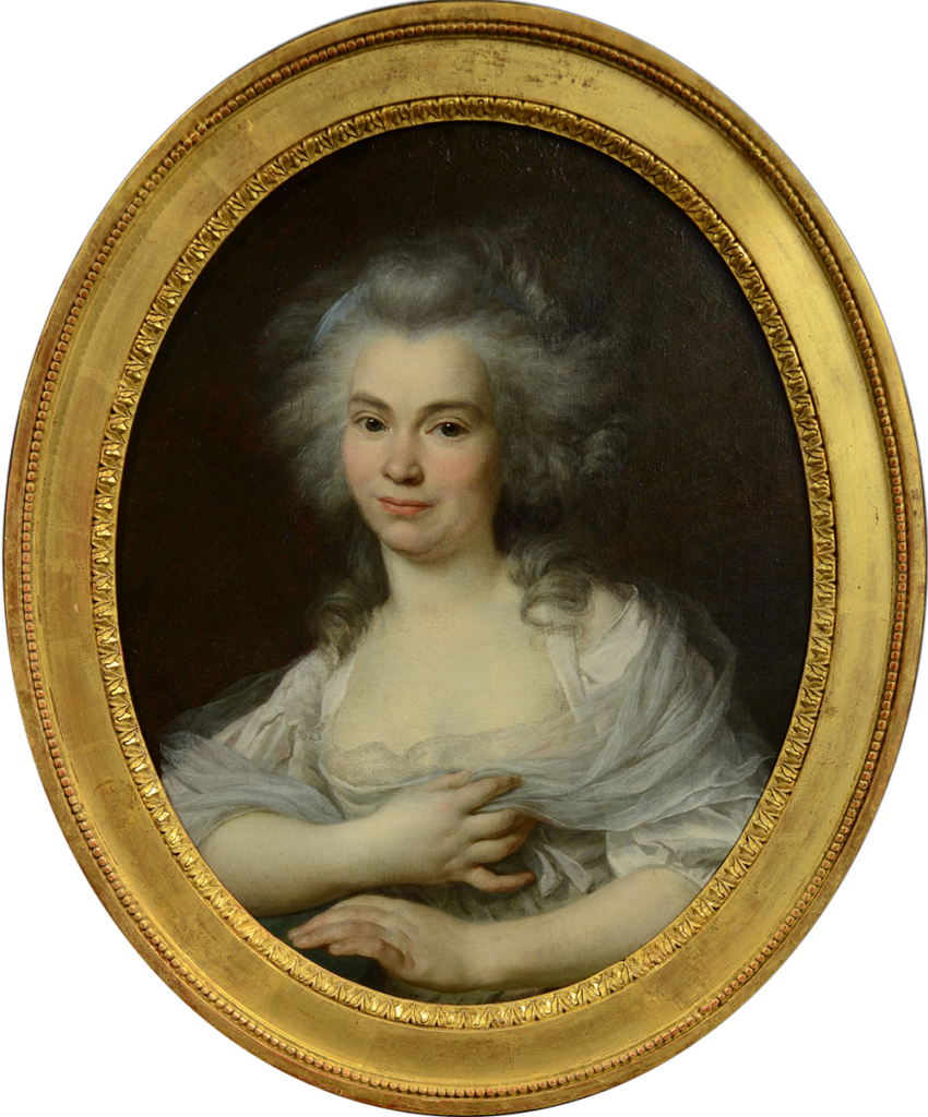 Portrait de femme, Ecole Française de la fin du XVIIIème siècle