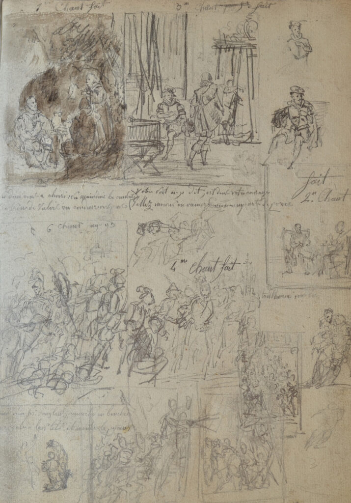 carnet de dessins de Auguste-Xavier Leprince