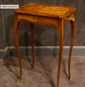 table à écrire Louis XV